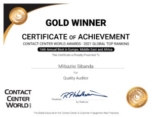 Best Quality Auditor 2021 Certificate