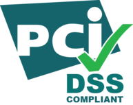 Pci dss certification logo.