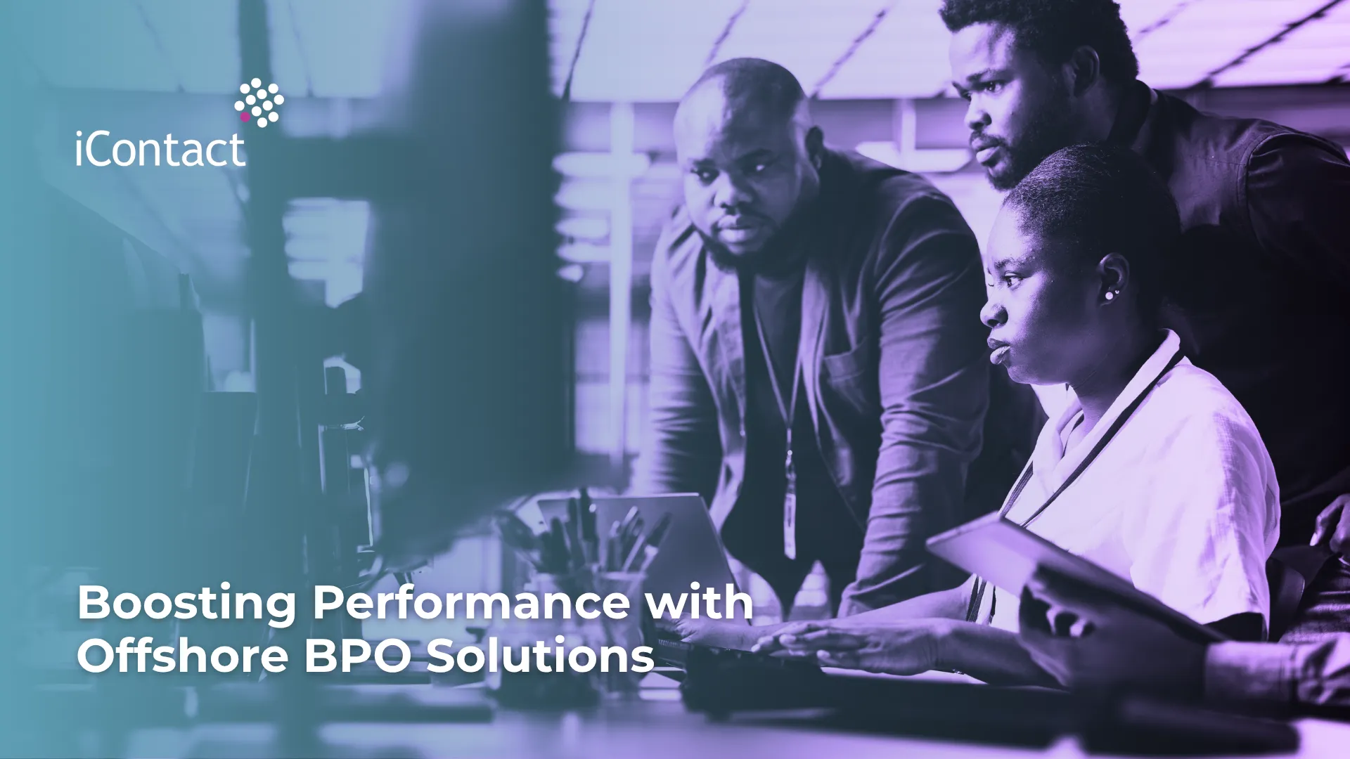 This is an image of an article about Boosting Performance with Offshore BPO Solutions - iContact BPO