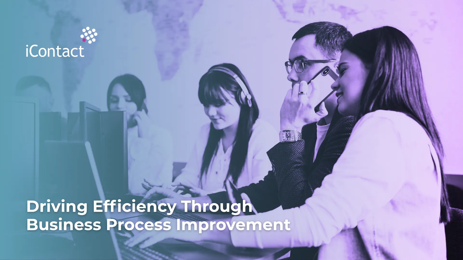 This is an image of an article about Driving Efficiency Through Business Process Improvement - iContact BPO