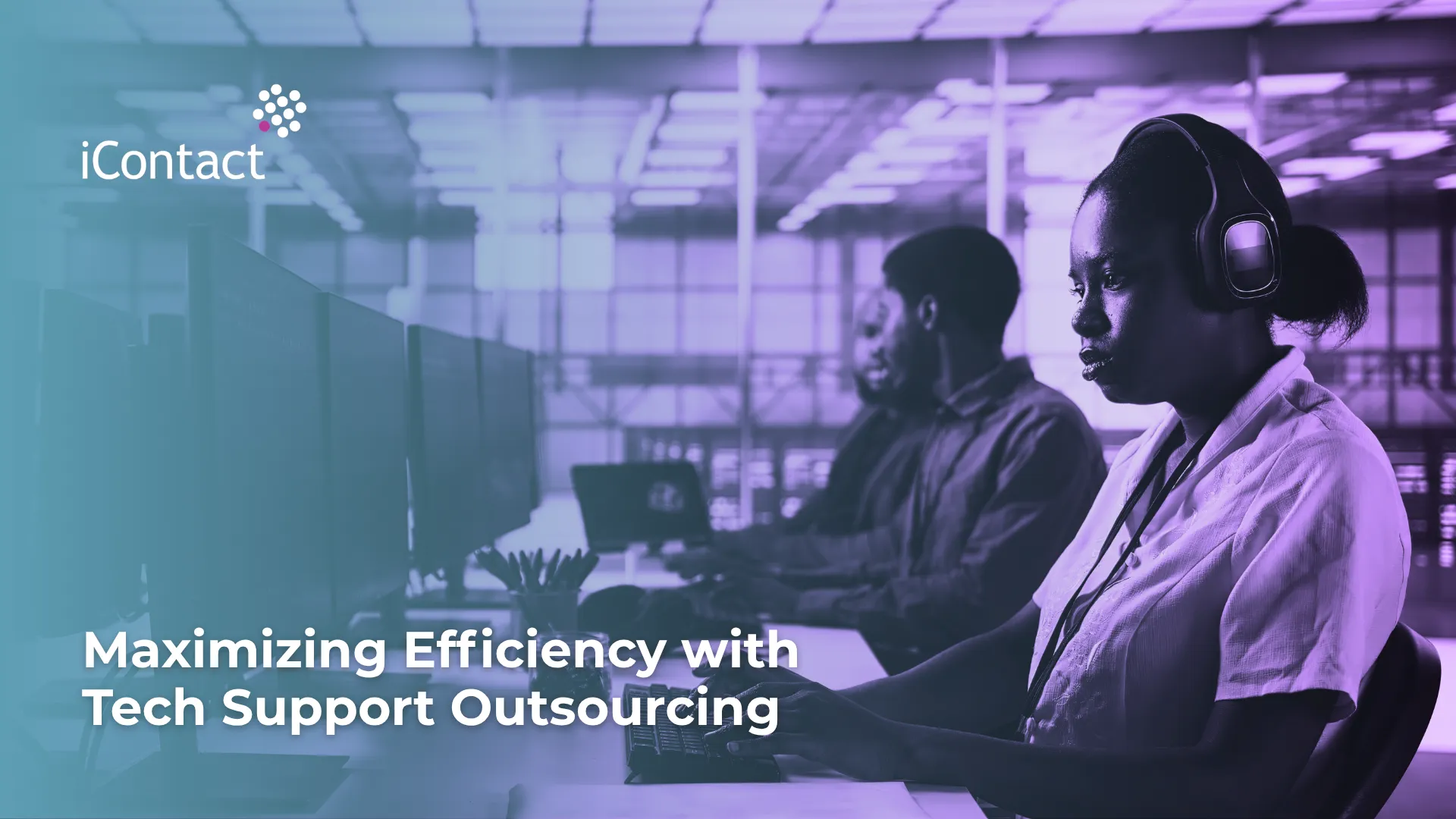 This is an image of an article about Maximizing Efficiency with Tech Support Outsourcing - iContact BPO